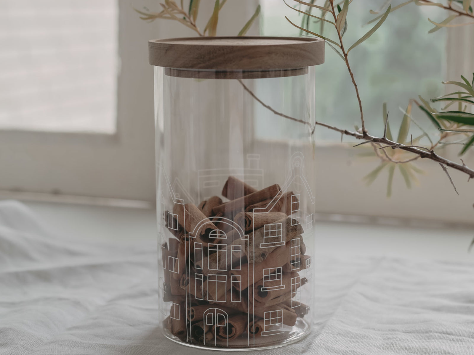 Eulenschnitt Vorratsglas Häuser klar 19cm - Produktbild 4