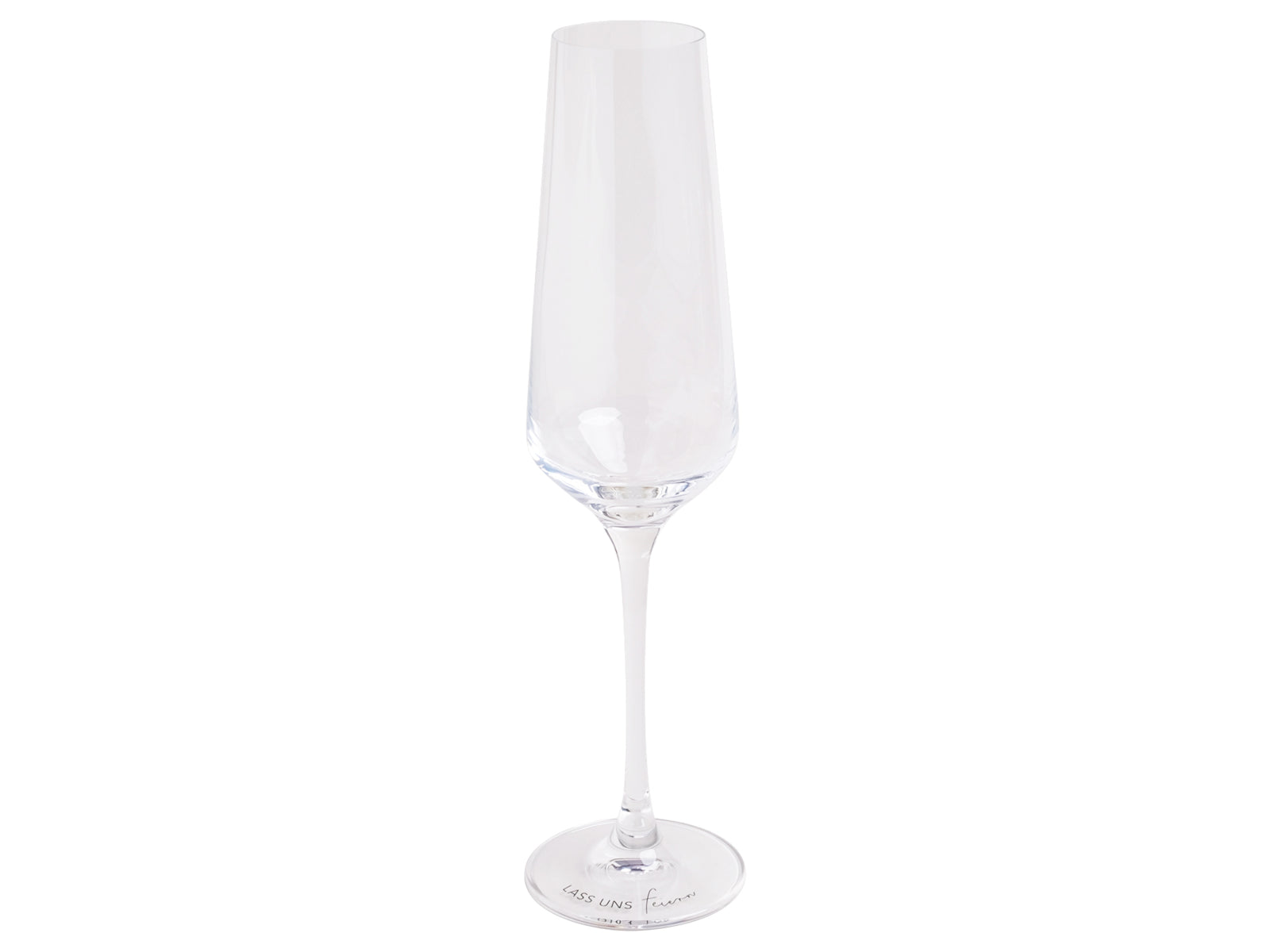 Eulenschnitt Sektglas Lass uns feiern klar 2,1l
