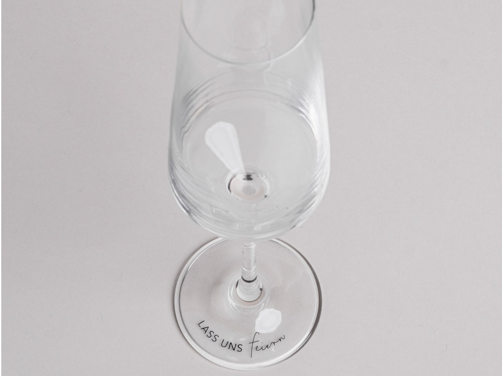 Eulenschnitt Sektglas Lass uns feiern klar 2,1l - Produktbild 3