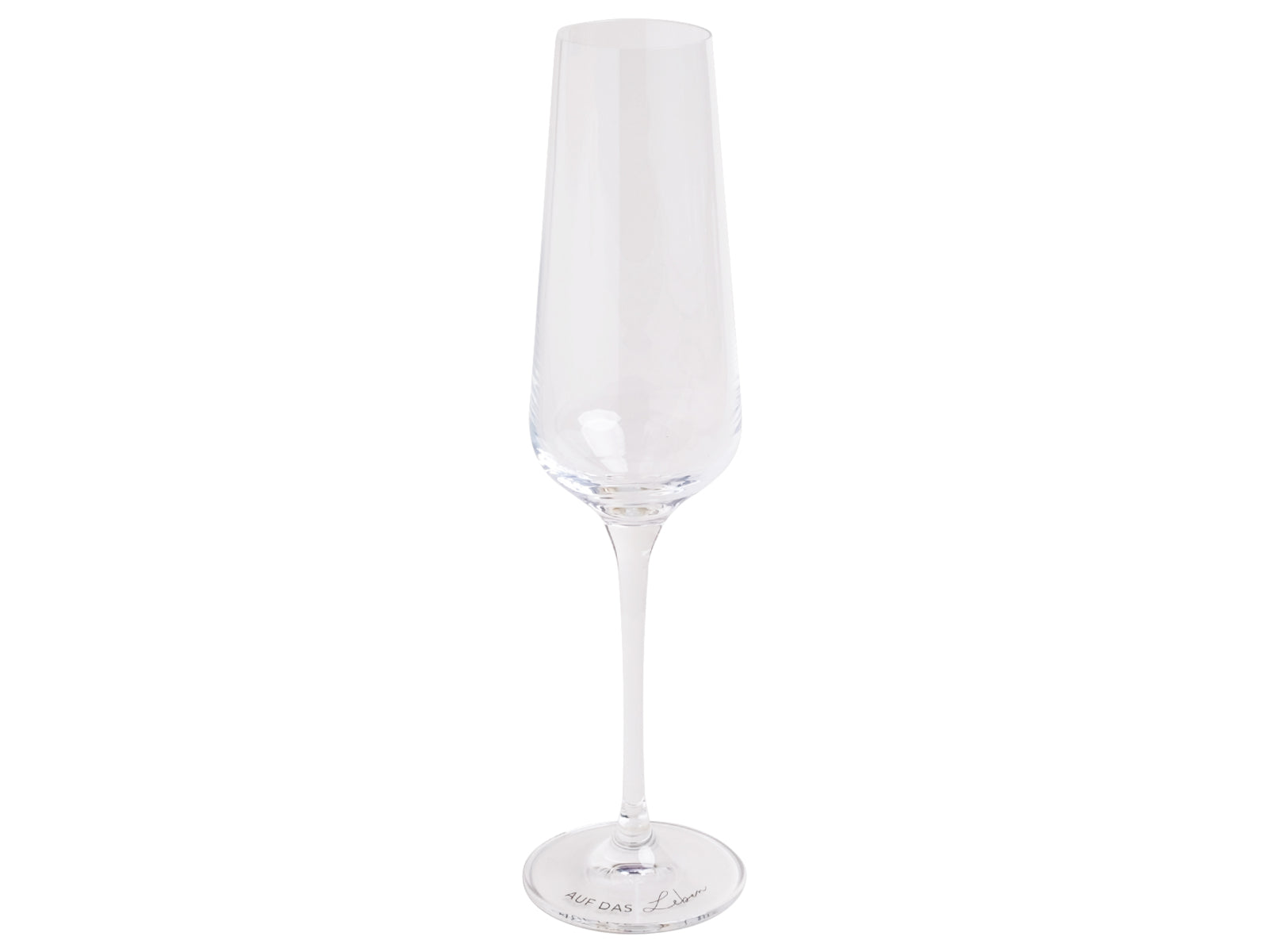 Eulenschnitt Sektglas Auf das Leben klar 2,1l