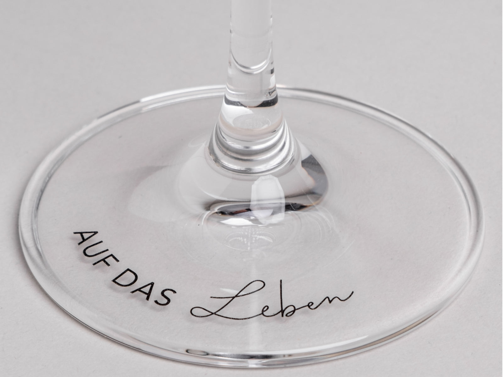 Eulenschnitt Sektglas Auf das Leben klar 2,1l - Produktbild 3