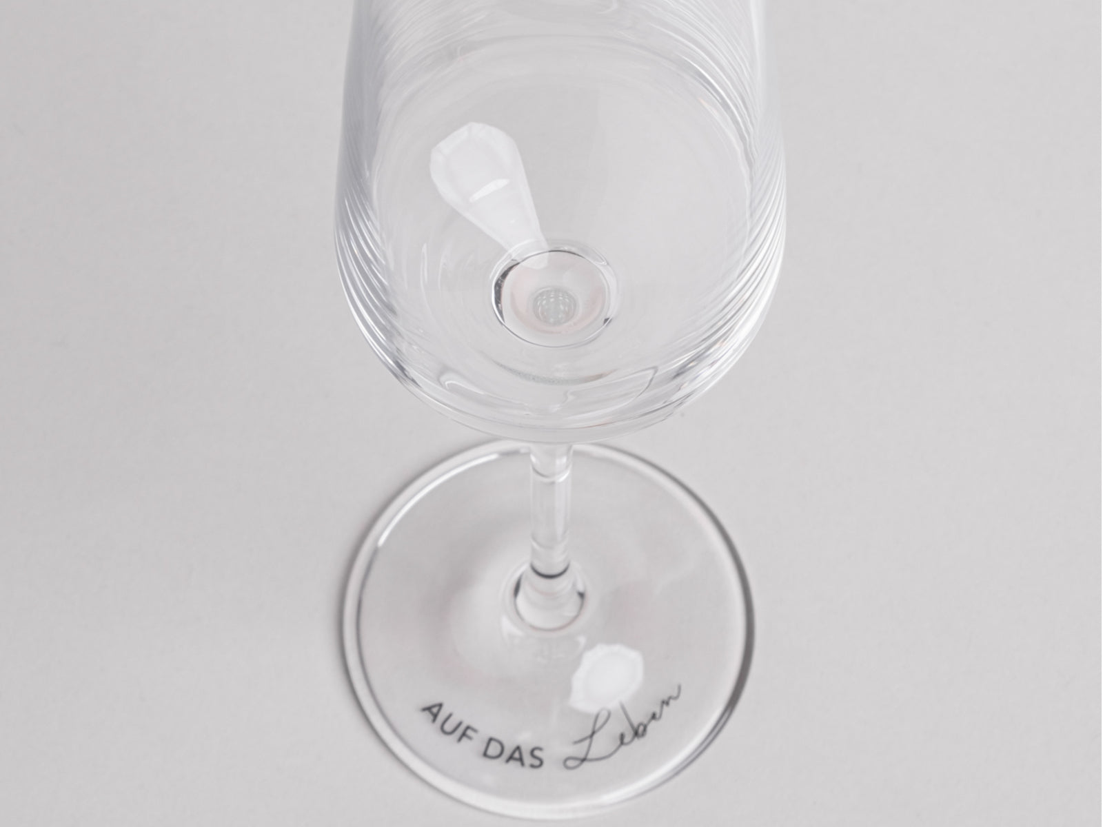 Eulenschnitt Sektglas Auf das Leben klar 2,1l - Produktbild 2