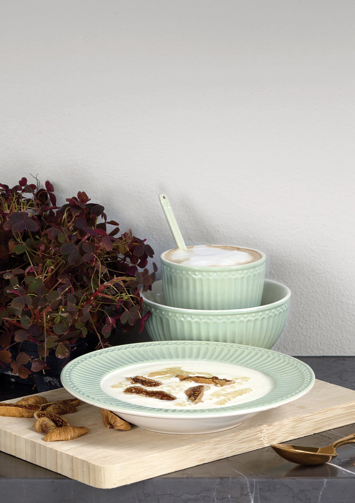 Greengate Alice Frühstücksset pale green 6tlg - Produktbild 2