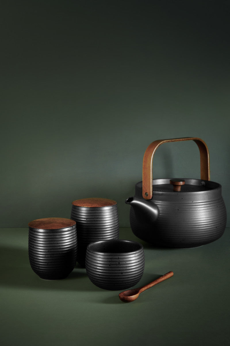 ASA kitchen'art Teekanne mit Holzgriff black 0,6l - Produktbild 2