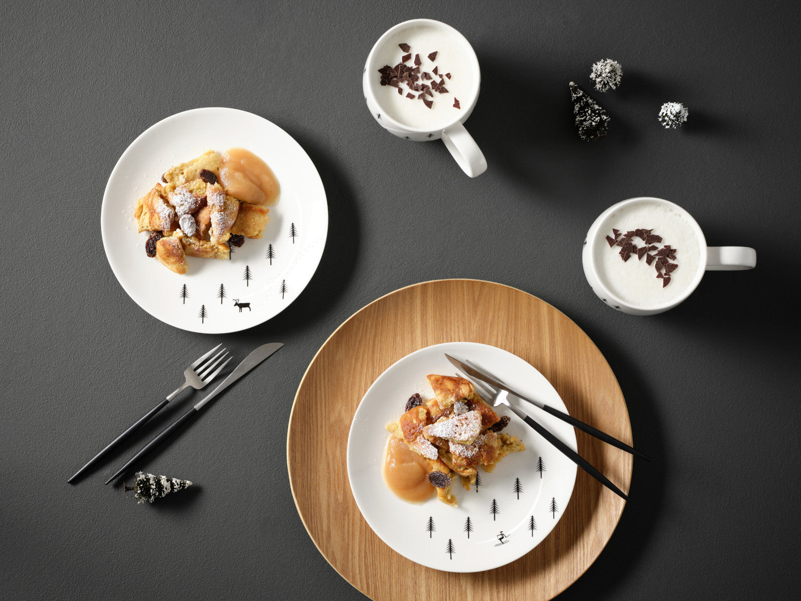 ASA Selection Joy Dessertteller snow tracks 20,5cm - Produktbild 5