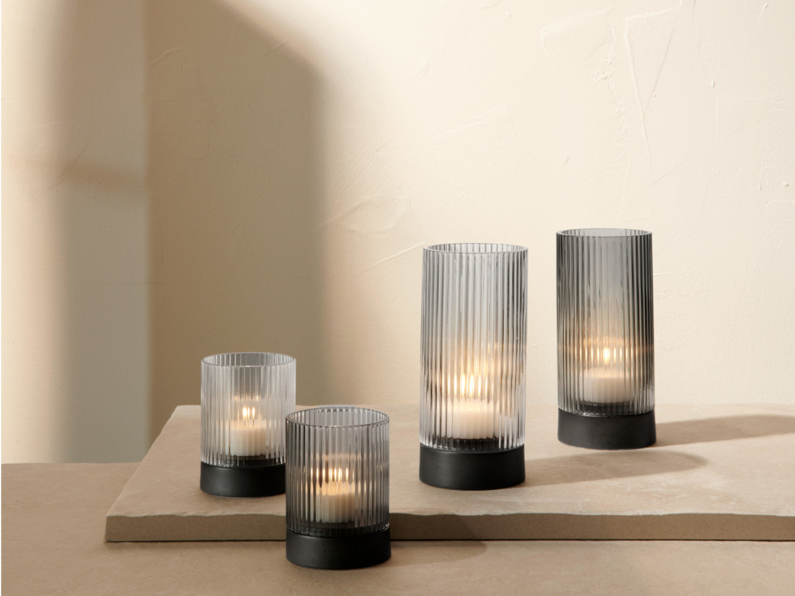 ASA Selection Juna Windlicht mit Porzellanfuß clear 9,6cm - Produktbild 4