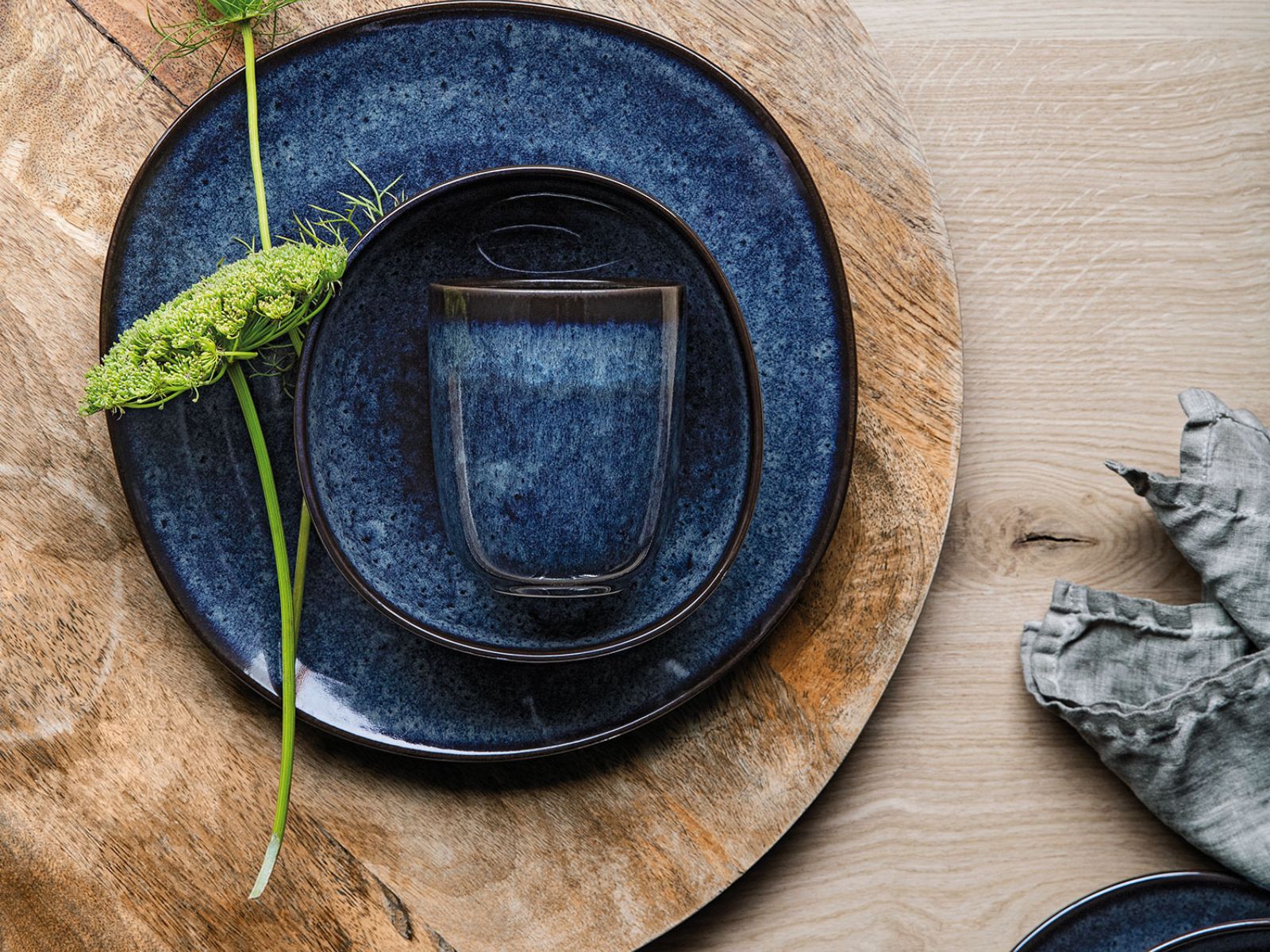 like. by Villeroy & Boch Lave bleu Tafelset 4tlg - Produktbild 3