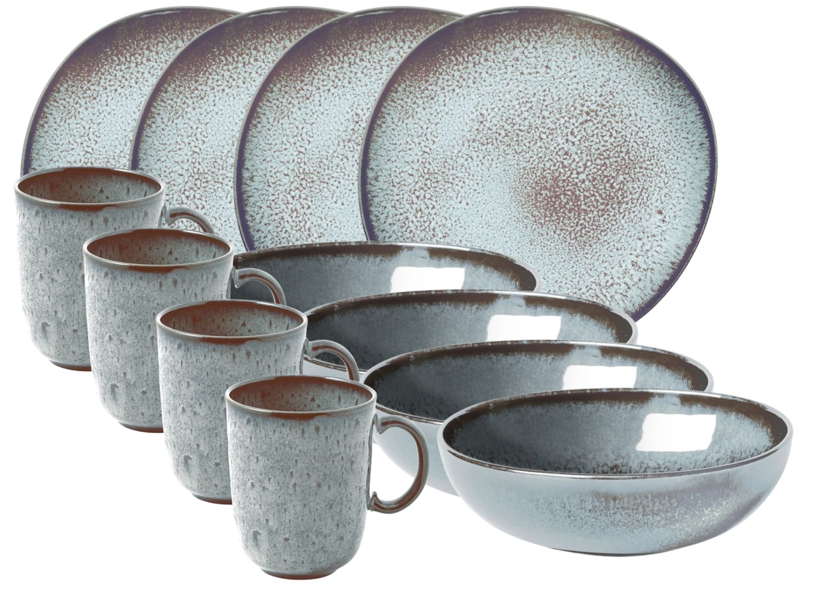 like. by Villeroy & Boch Lave glace Frühstücksset 12tlg
