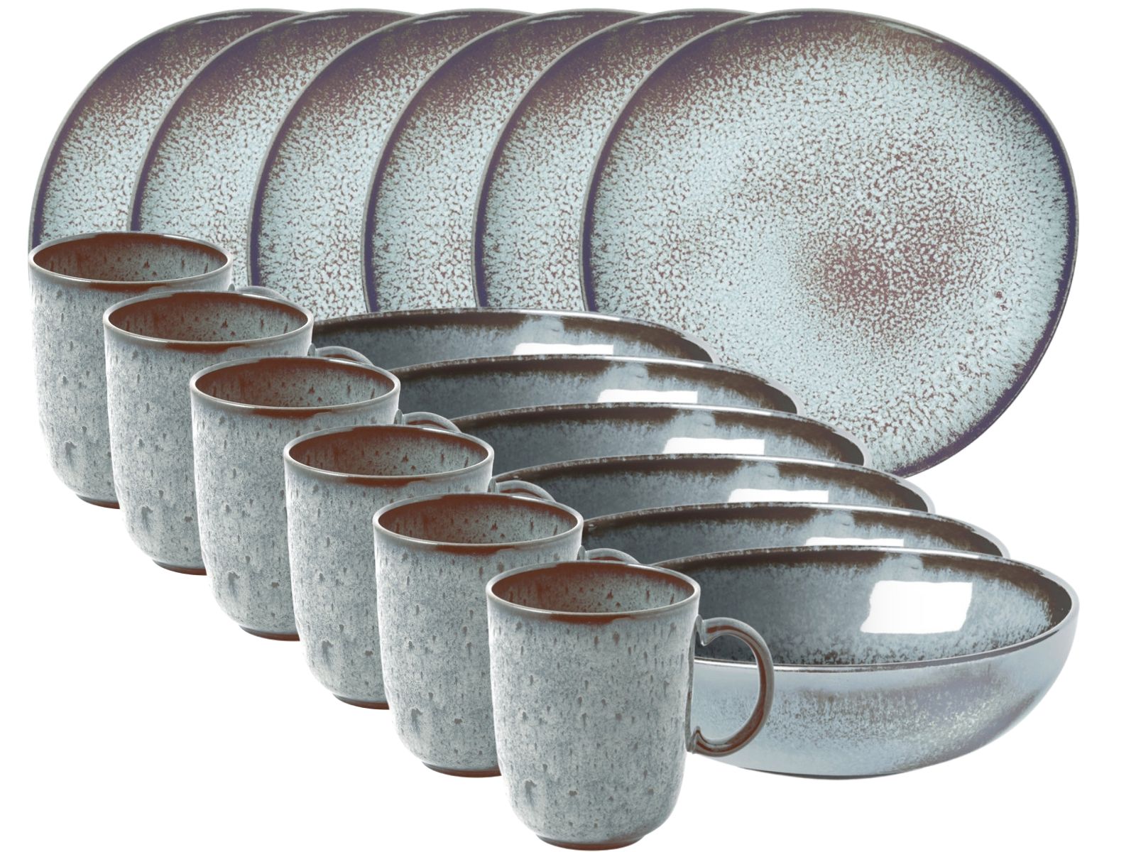 like. by Villeroy & Boch Lave glace Frühstücksset 18tlg