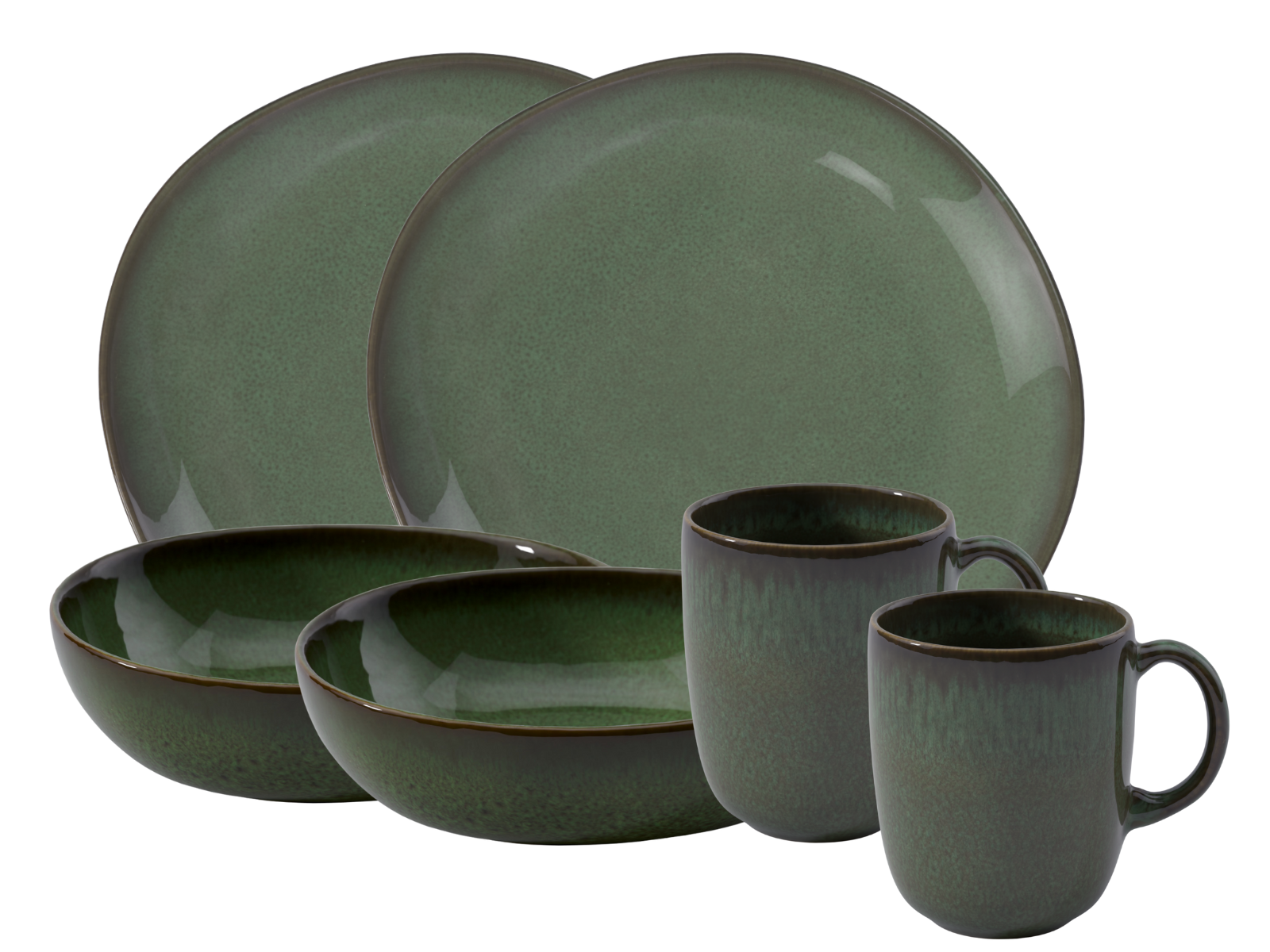 like. by Villeroy & Boch Lave vert Frühstücksset 6tlg