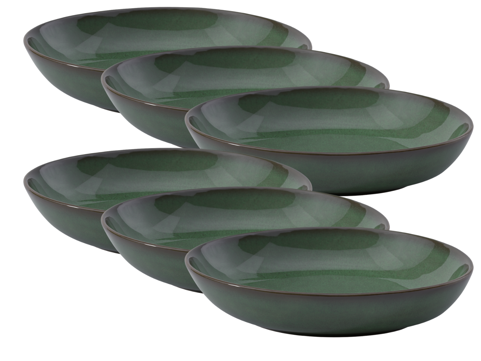 like. by Villeroy & Boch Lave vert Schale 21cm Set6