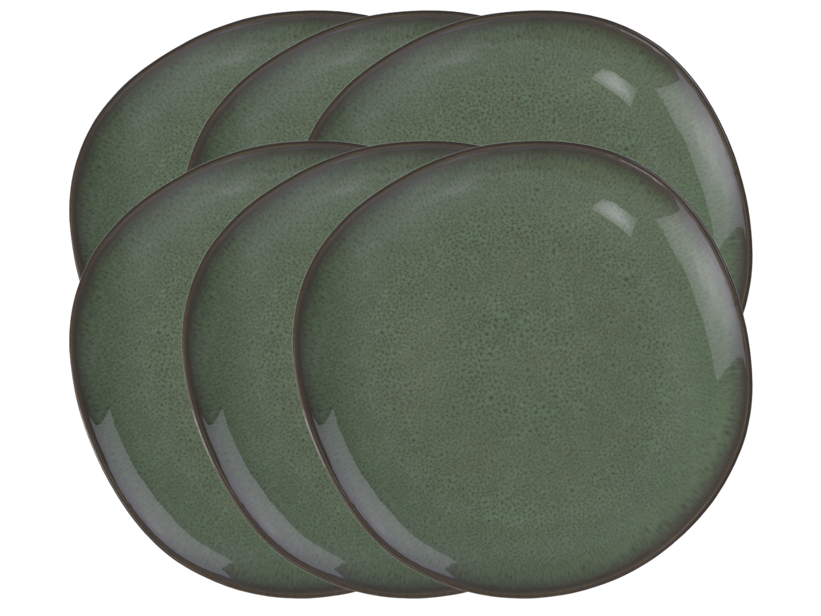 like. by Villeroy & Boch Lave vert Frühstücksteller 23cm Set6
