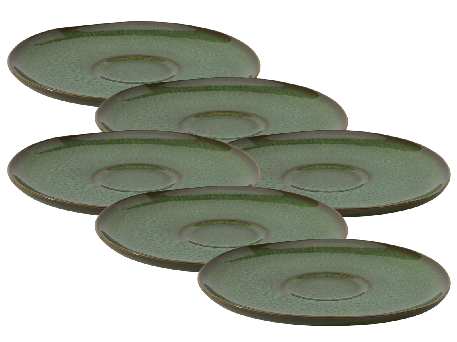 like. by Villeroy & Boch Lave vert Kaffee-Untertasse 15cm Set6