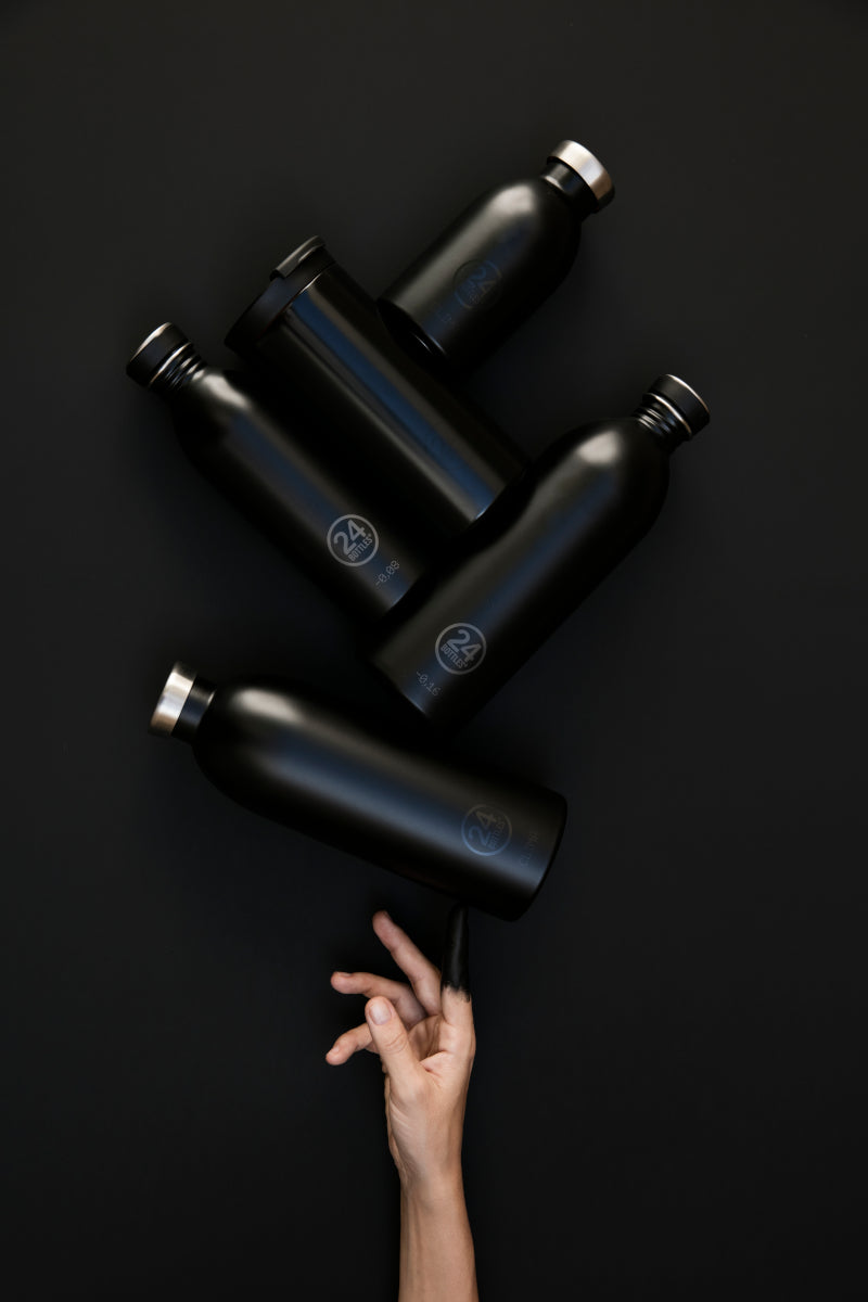 24Bottles Urban Bottle Stone Tuxedo Black 500ml - Produktbild 3