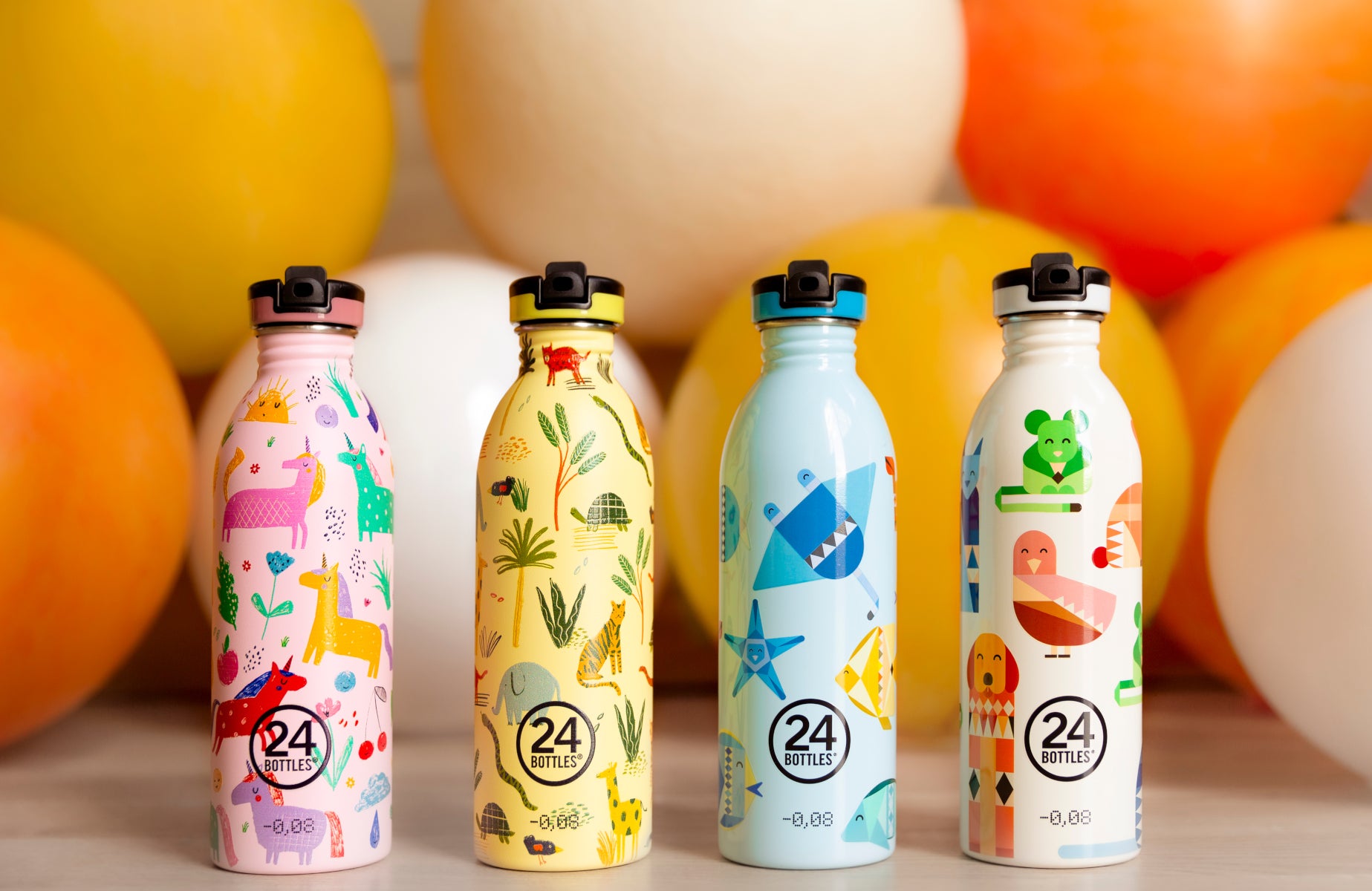 24Bottles Kids Urban Bottle Jungle Friends 500ml - Produktbild 5