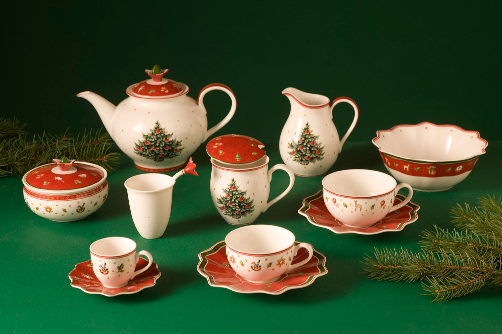 Villeroy & Boch Toy's Delight Becher mit Henkel Set 2tlg. Tanne - Produktbild 5