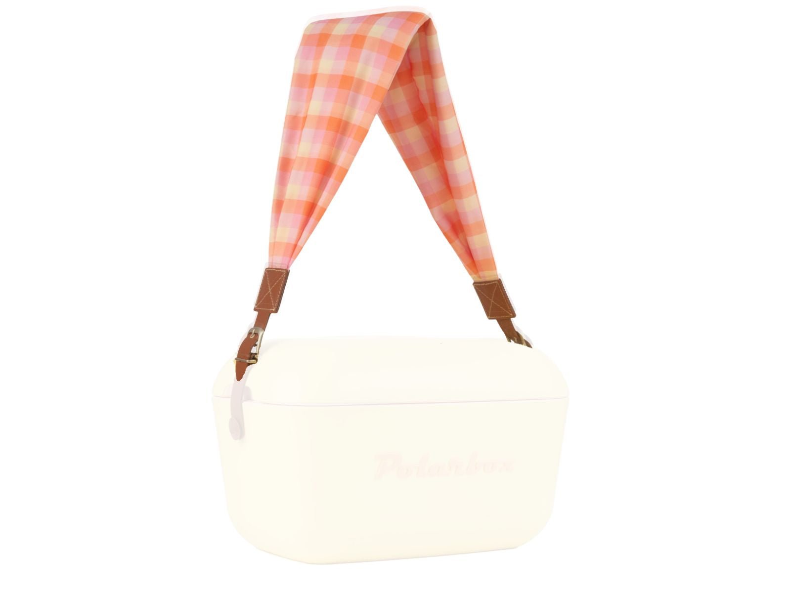 Polarbox Prinkstyle Strap Vichy Check Brown 91cm