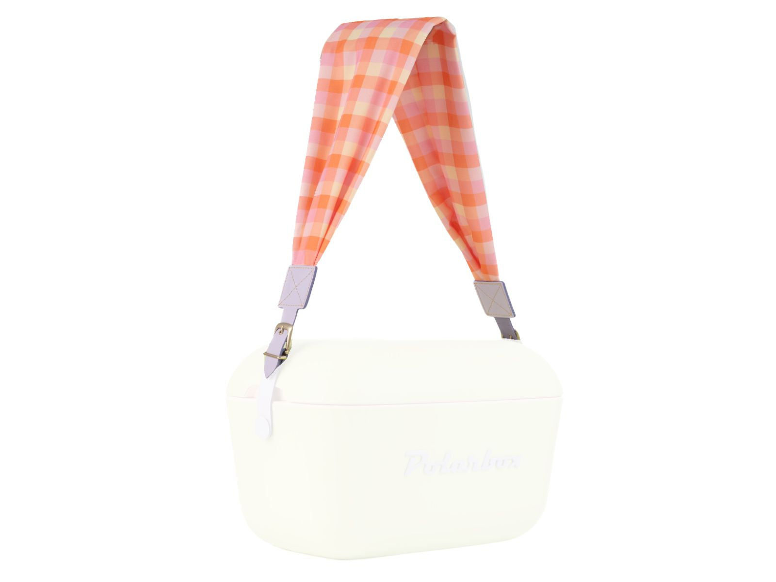 Polarbox Prinkstyle Strap Vichy Check Lilac 91cm