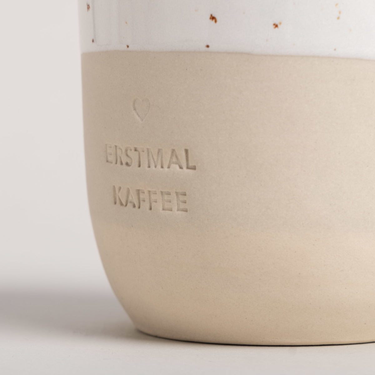 Eulenschnitt Becher Erstmal Kaffee 320ml - Produktbild 4
