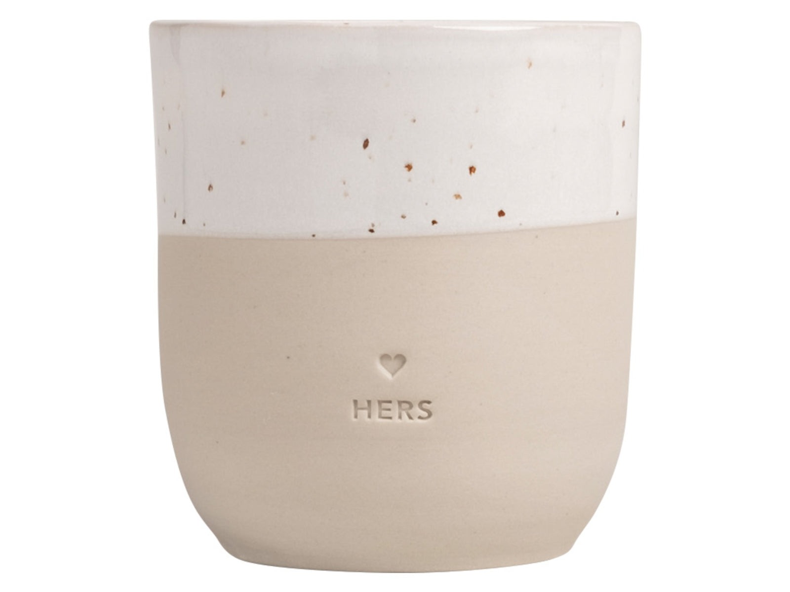Eulenschnitt Becher Hers beige 0,32l