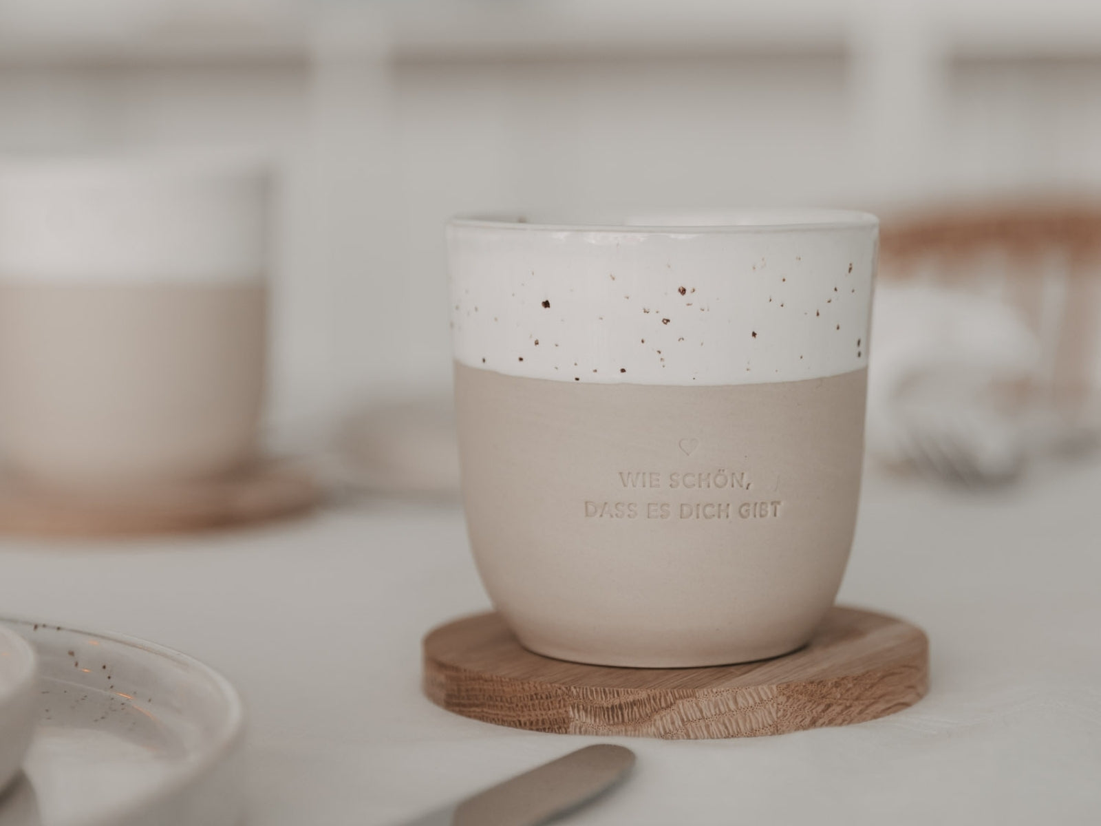 Eulenschnitt Becher Wie schön beige 0,32l - Produktbild 2
