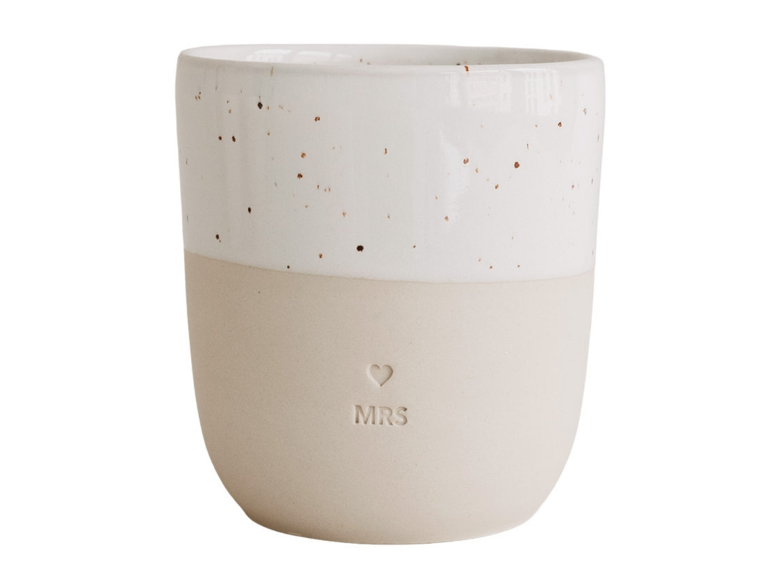 Eulenschnitt Becher Mrs beige 0,32l