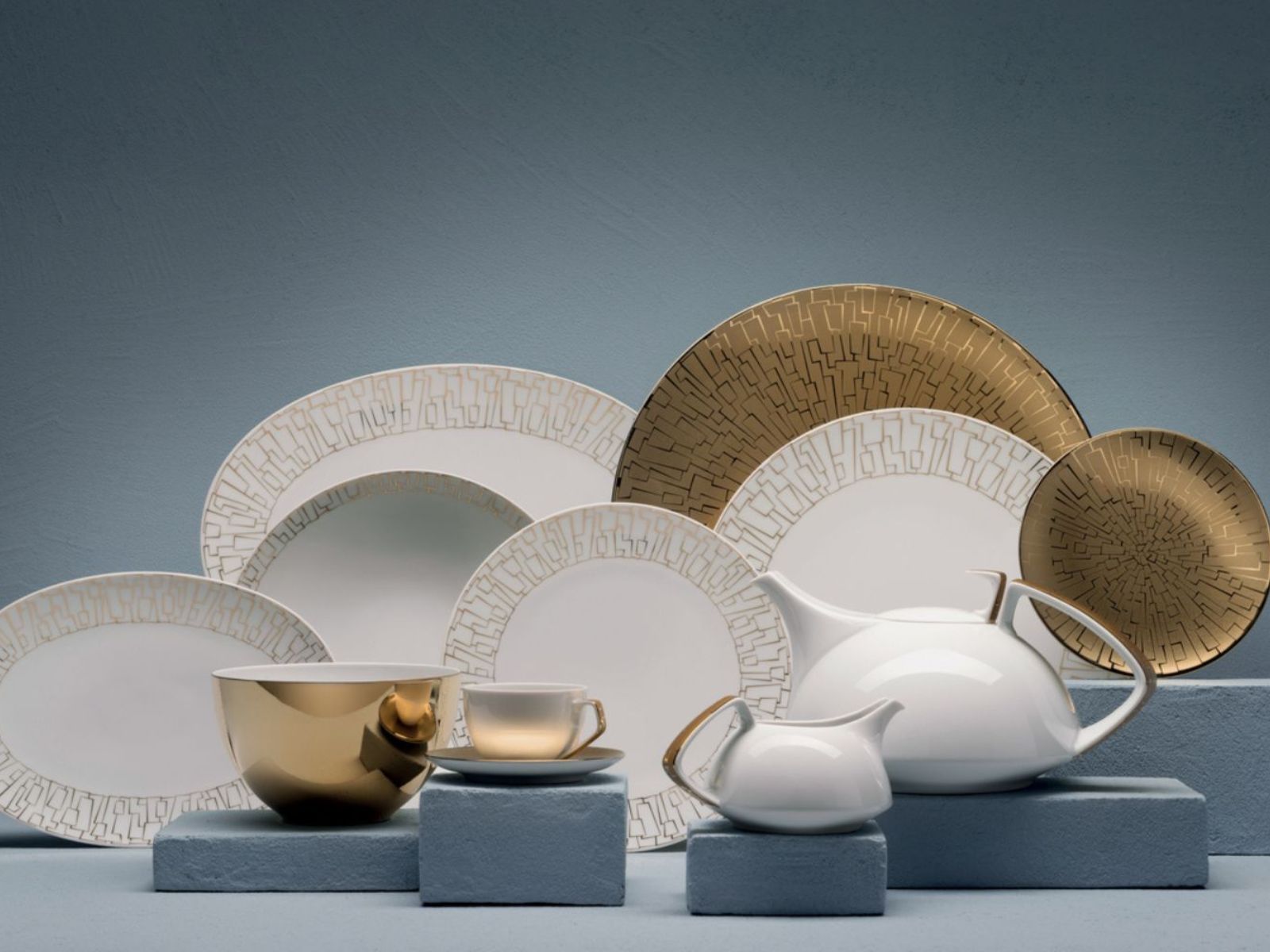 Rosenthal TAC Gropius Skin Gold Gedeck 3tlg. Kombi - Produktbild 3