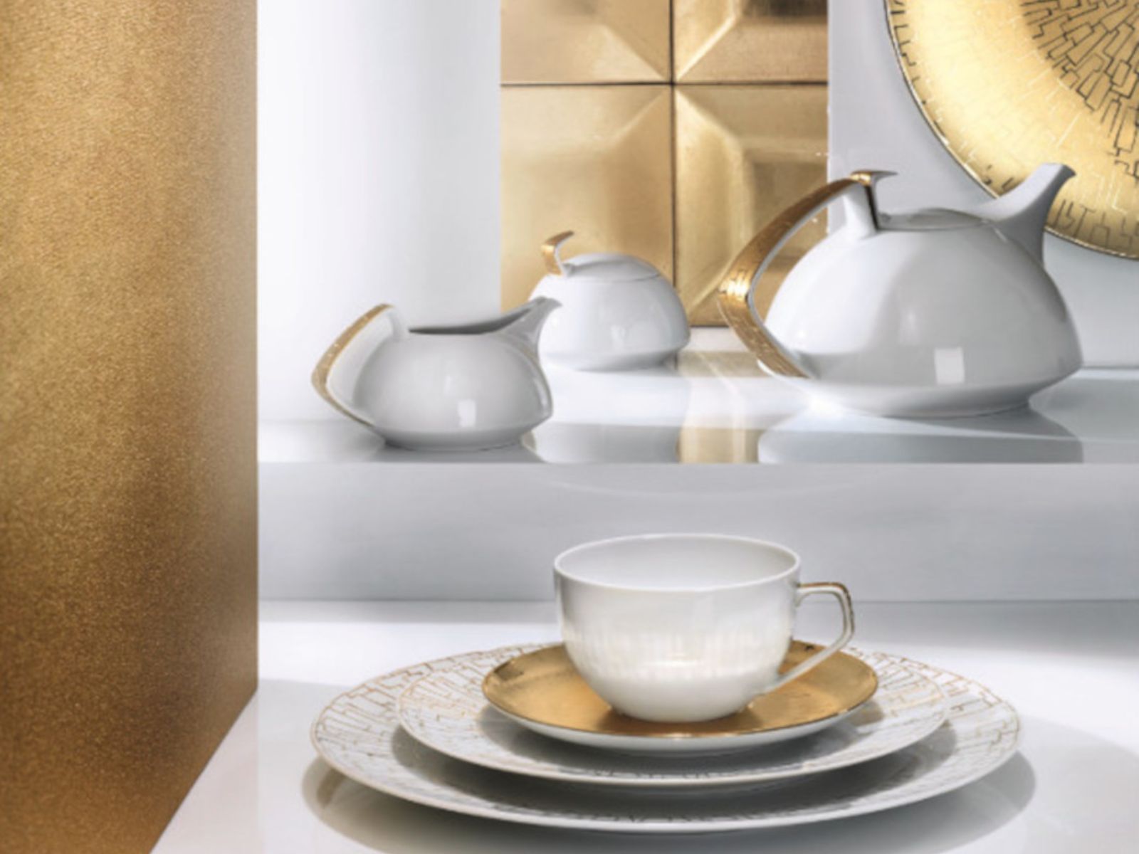 Rosenthal TAC Gropius Skin Gold Gedeck 3tlg. Kombi - Produktbild 4